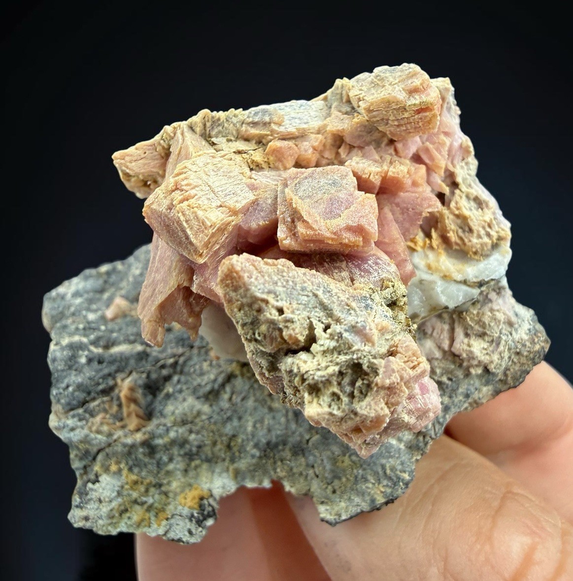 Inesite Crystals : Harstigen Mine . Värmland , Sweden 🇸🇪