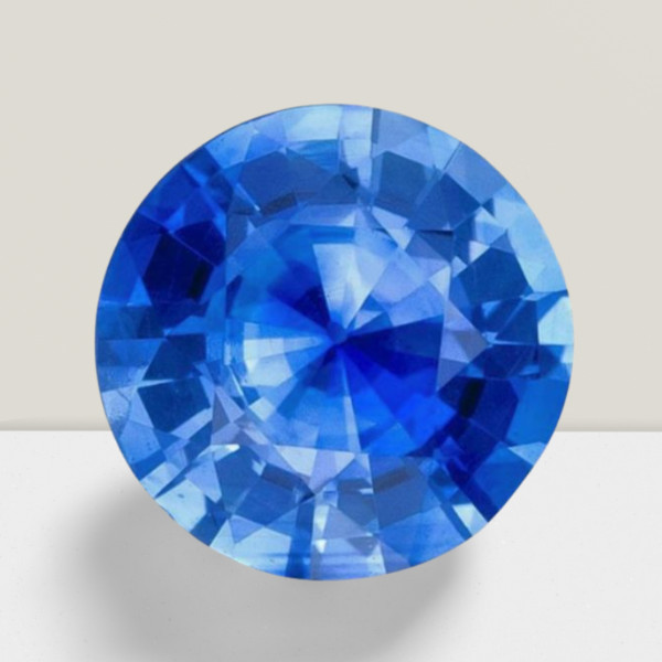 Blue Sapphire Round Cut Gemstone 3.50 Cts – 10 mm AAA+ Loose Gem