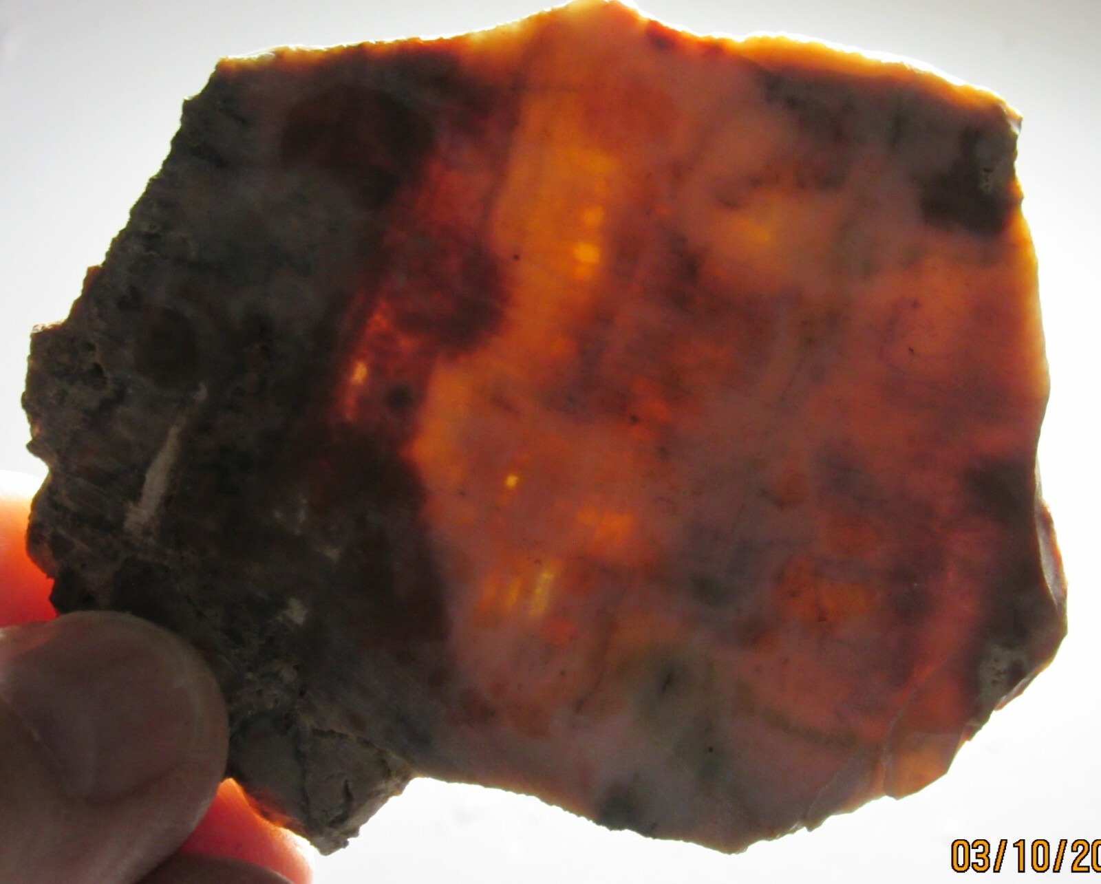 Fancy Indian Purple Jasper Rough 3 Inch Slice Collectible Reiki FIJ-1