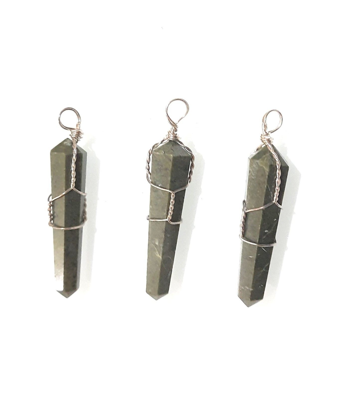 Lot of 3 agate fashion pendant wire wrapped handcrafted pendant