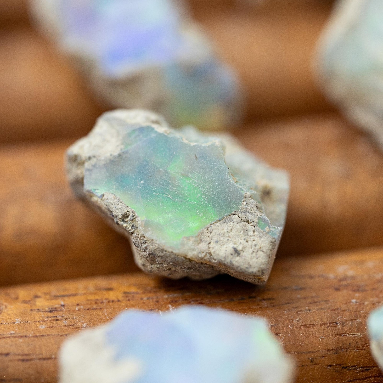 Ethiopian Opal Natural Opal Stone Raw Crystal Specimen Collector Gift