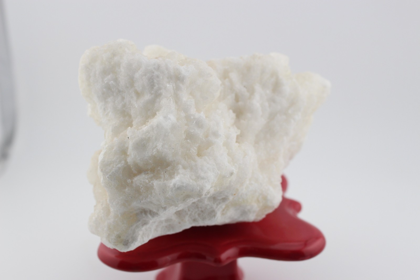 Large 2lbs 1 ounce white calcite aragonite mineral structure 5.25″ x 4″