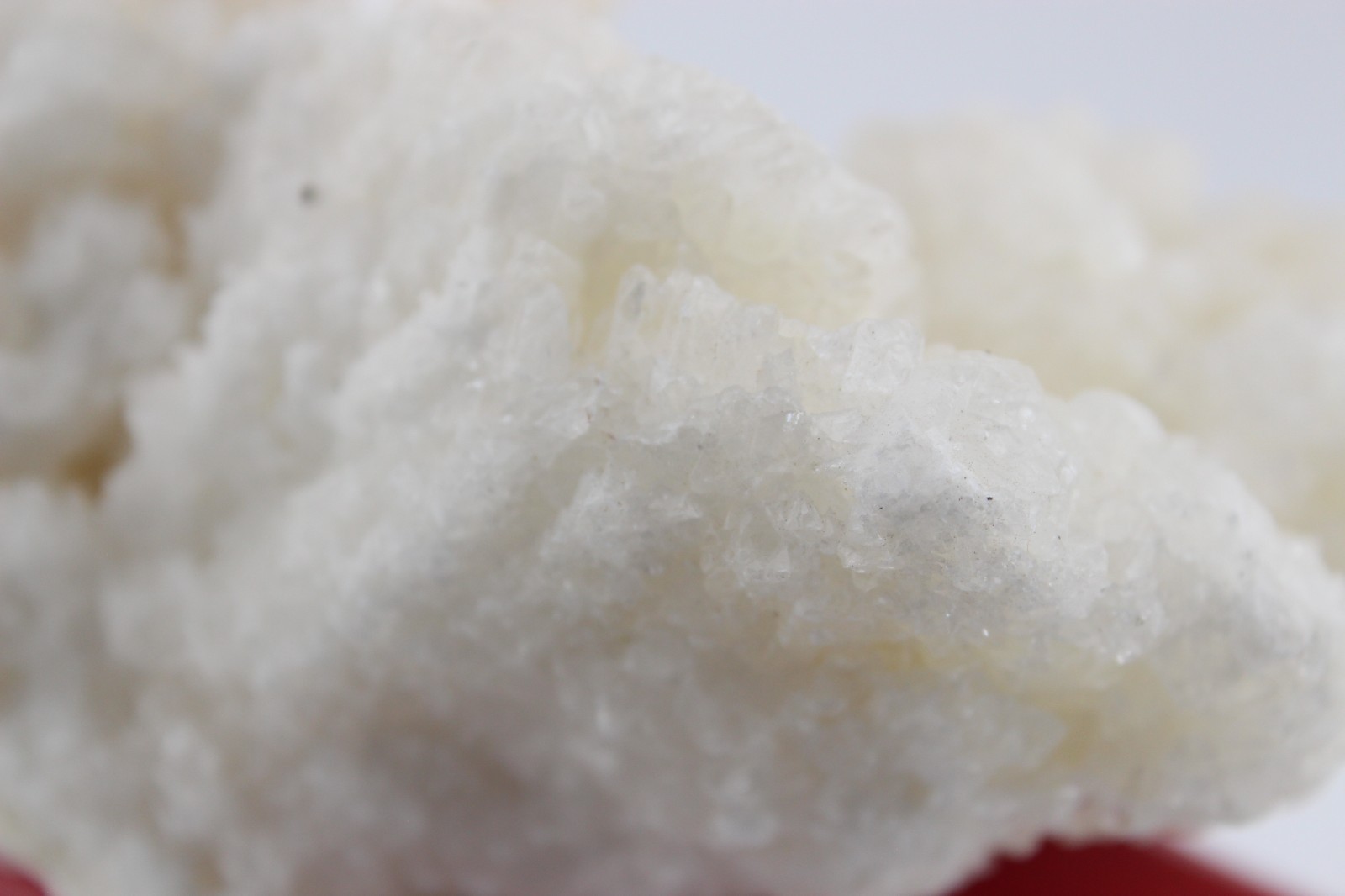 Large 2lbs 1 ounce white calcite aragonite mineral structure 5.25″ x 4″