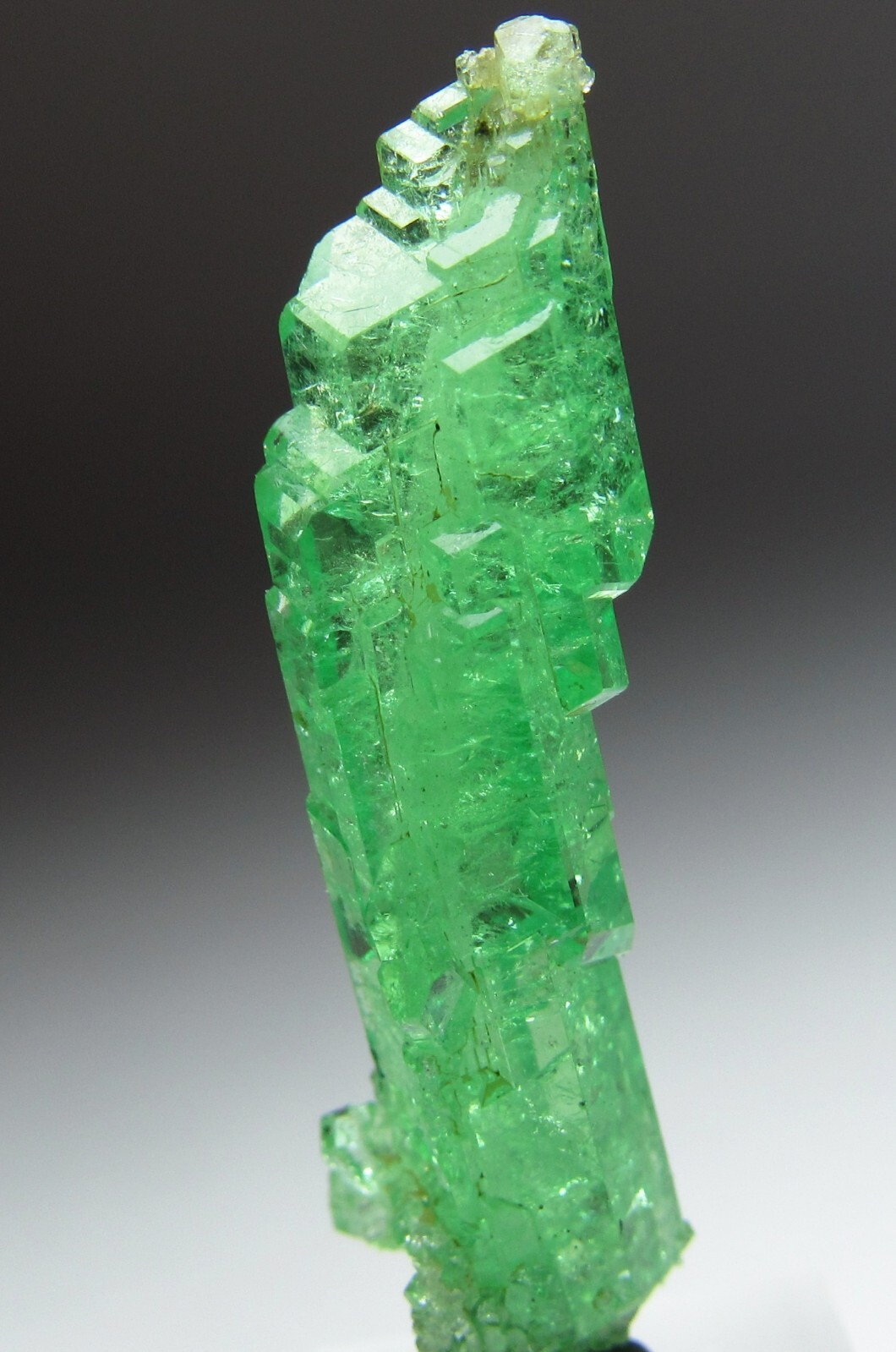 UNSURPASSED ELITE LIGHTNING BOLT TSAVORITE GROSSULAR GARNET CRYSTAL!!! TANZANIA