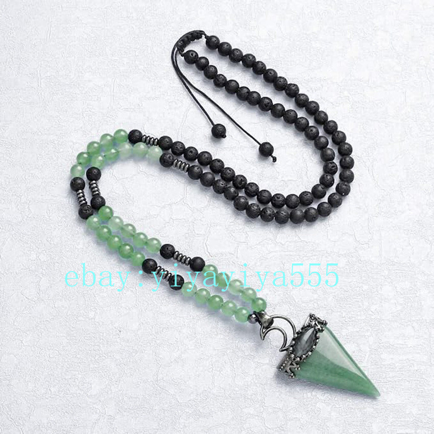 Natural Amethyst Tiger’s Eye Stone Beaded Necklace Gemstone Arrow Charm Pendant