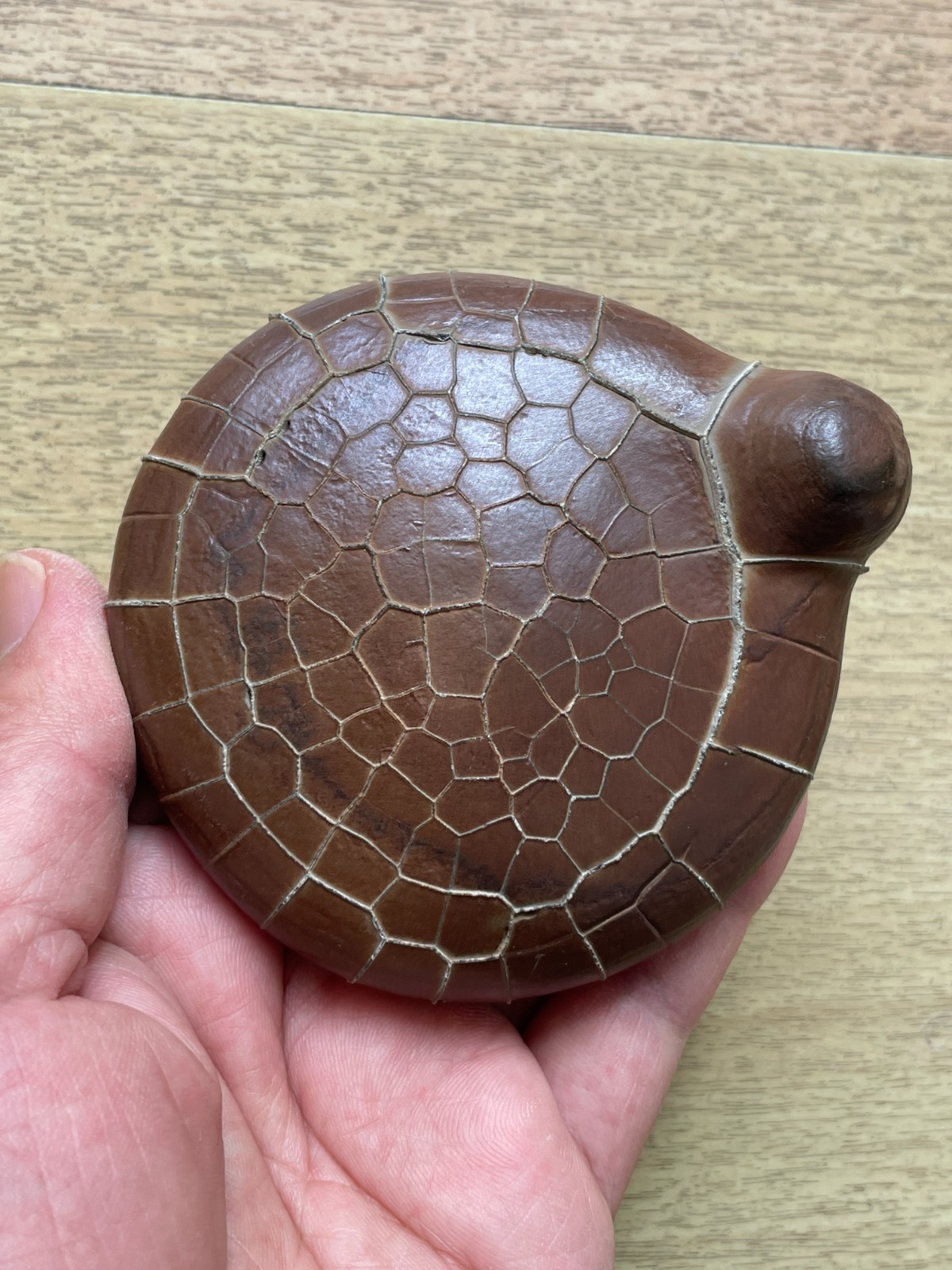 412g beautiful Natural tortoise back pattern stone Moire stone Landscape stone