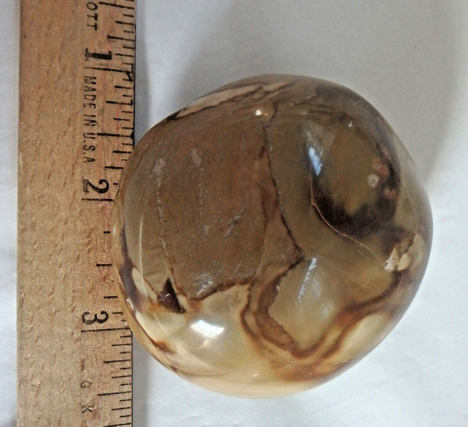 Crystal Stunning Polychrome Jasper $27 Polished 183 grams