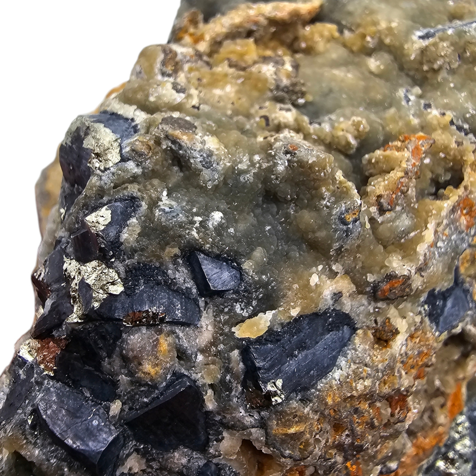 2.1 Lbs Smithsonite Mineral Specimen with Pyrite – 962 g 9x6x8 cm Ojuela Mine