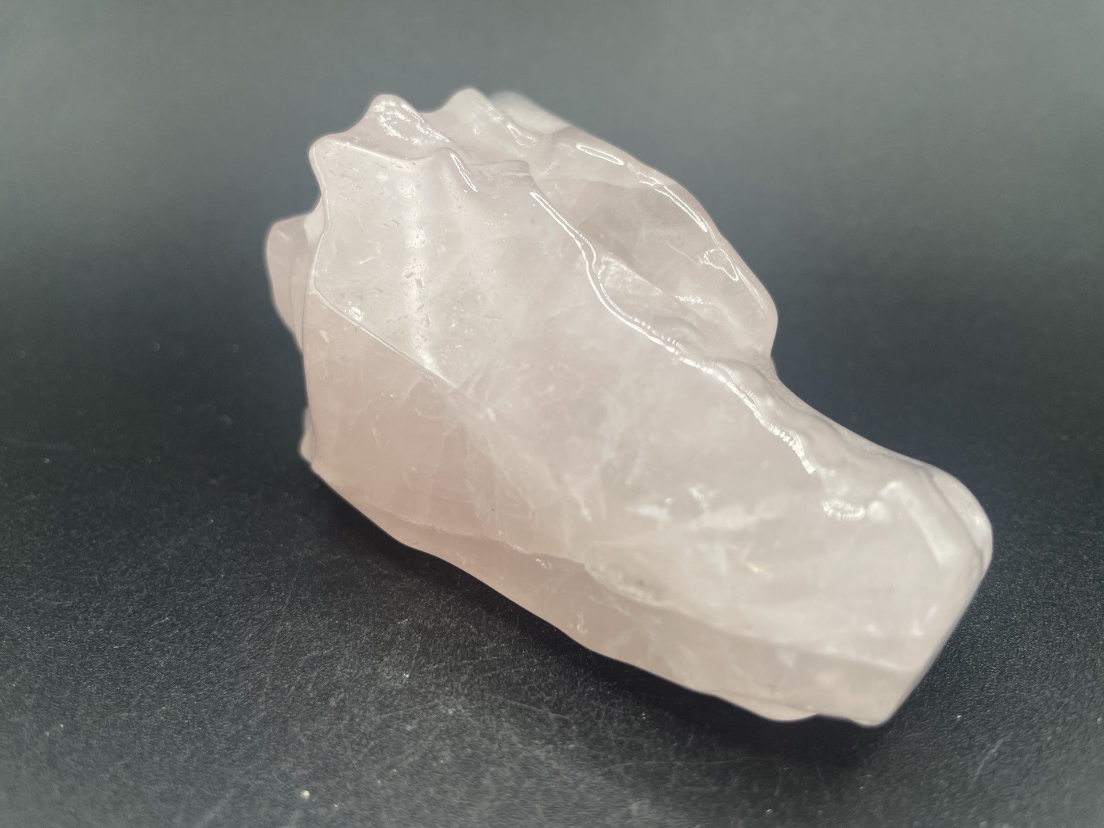 Rose Quartz Dragon Head 205g