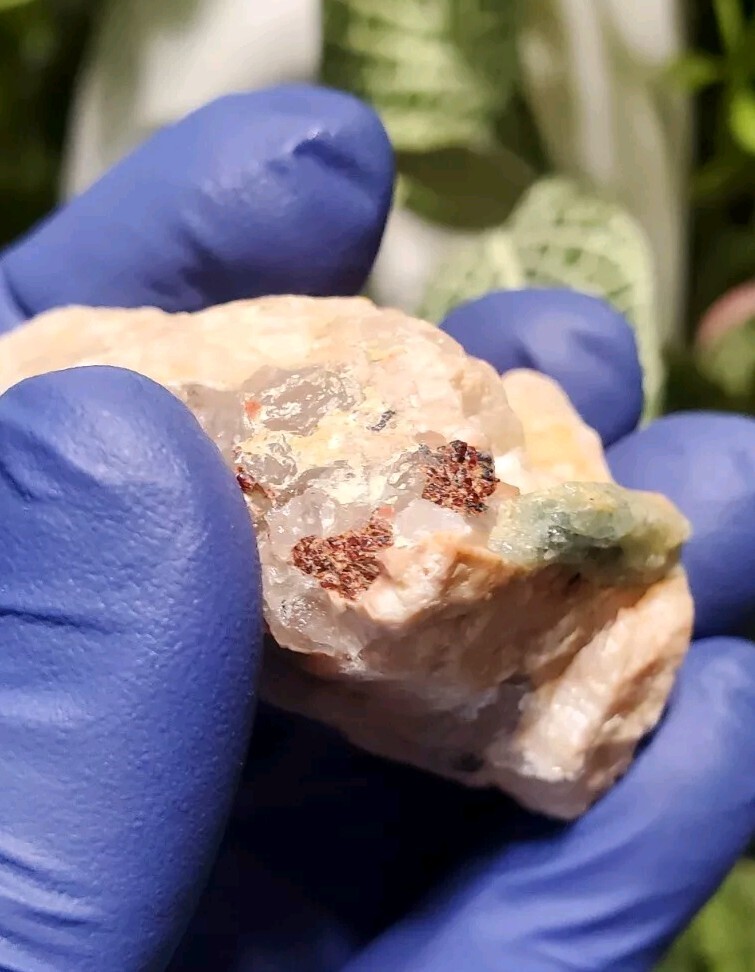 Aquamarine in Feldspar Crystal Specimen 40 grams