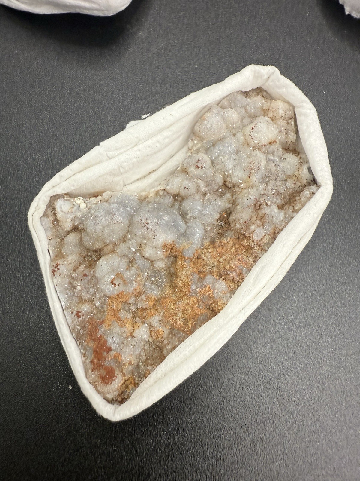 Amazing Chalcedony Flat 8 Pieces!!The Whole Box! Quartz ,Crystals ,Minerals,Gift