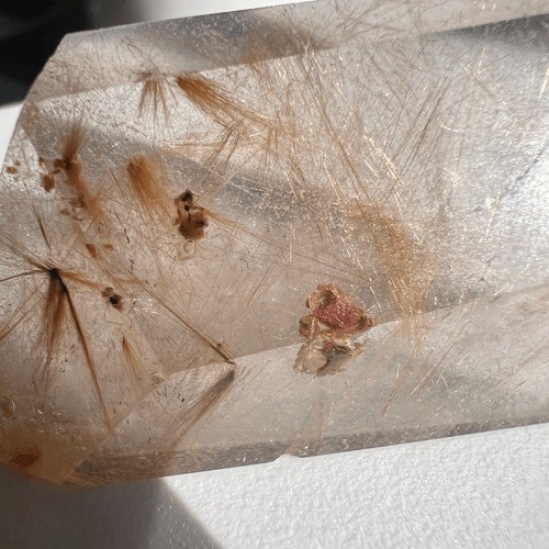 Golden Rutilated Quartz Crystal Freeform