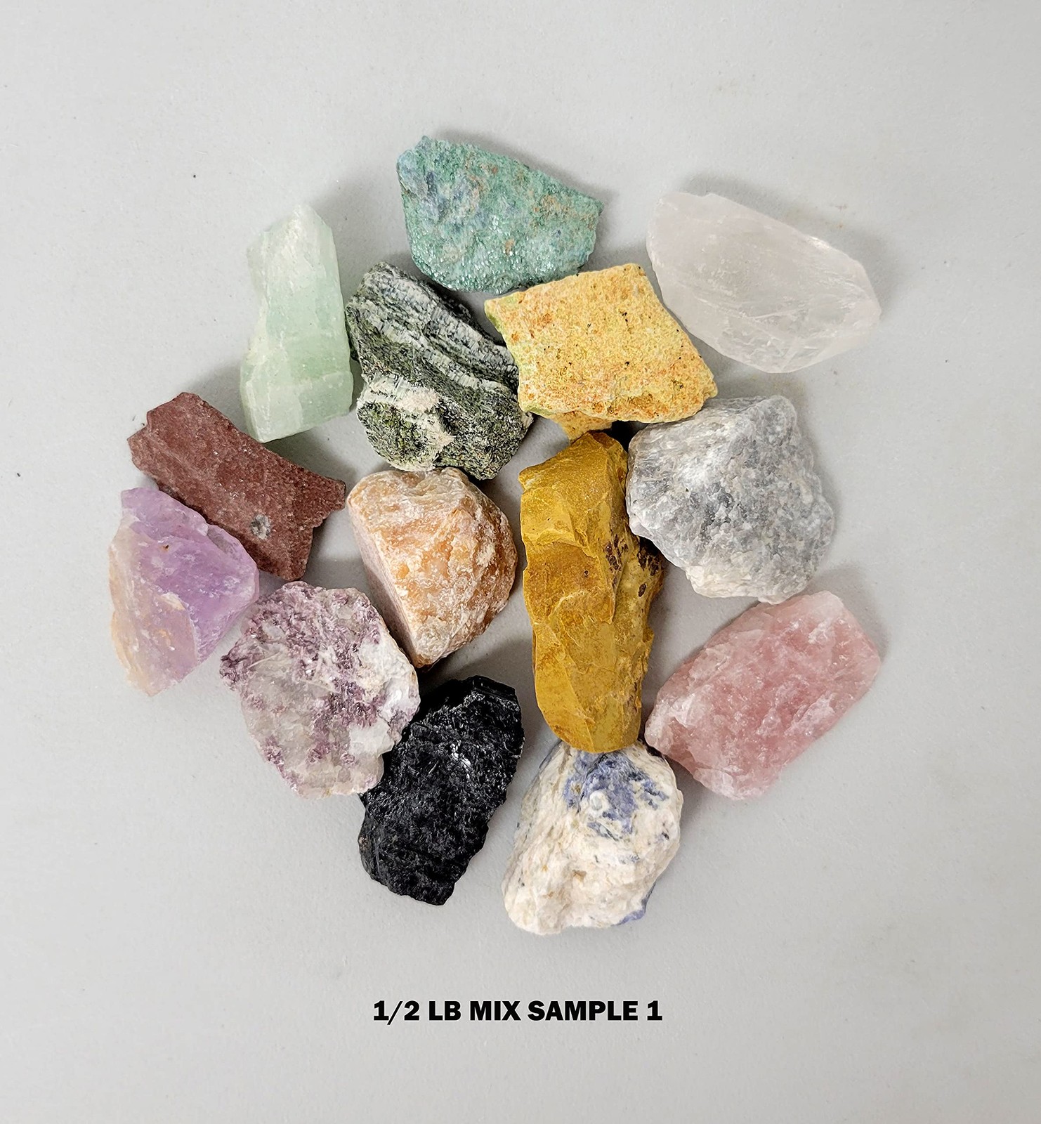 Assorted Rough Stones Mix – Crystals for Cabbing, Polishing, Reiki, Healing