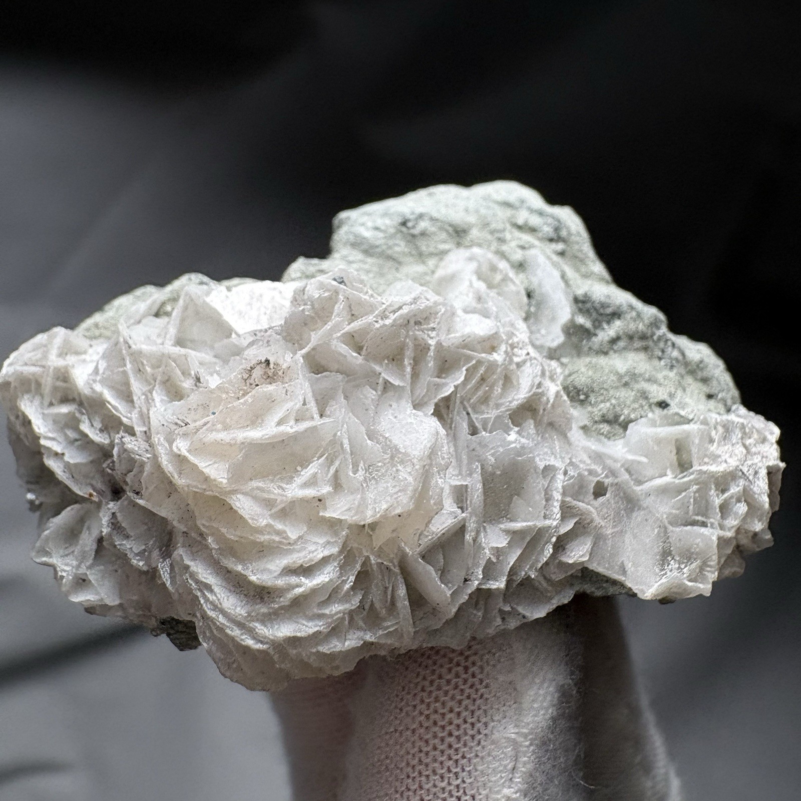 Inner Mongolia Calcite Arsenopyrite Association – Metallic Crystal Raw Specimen