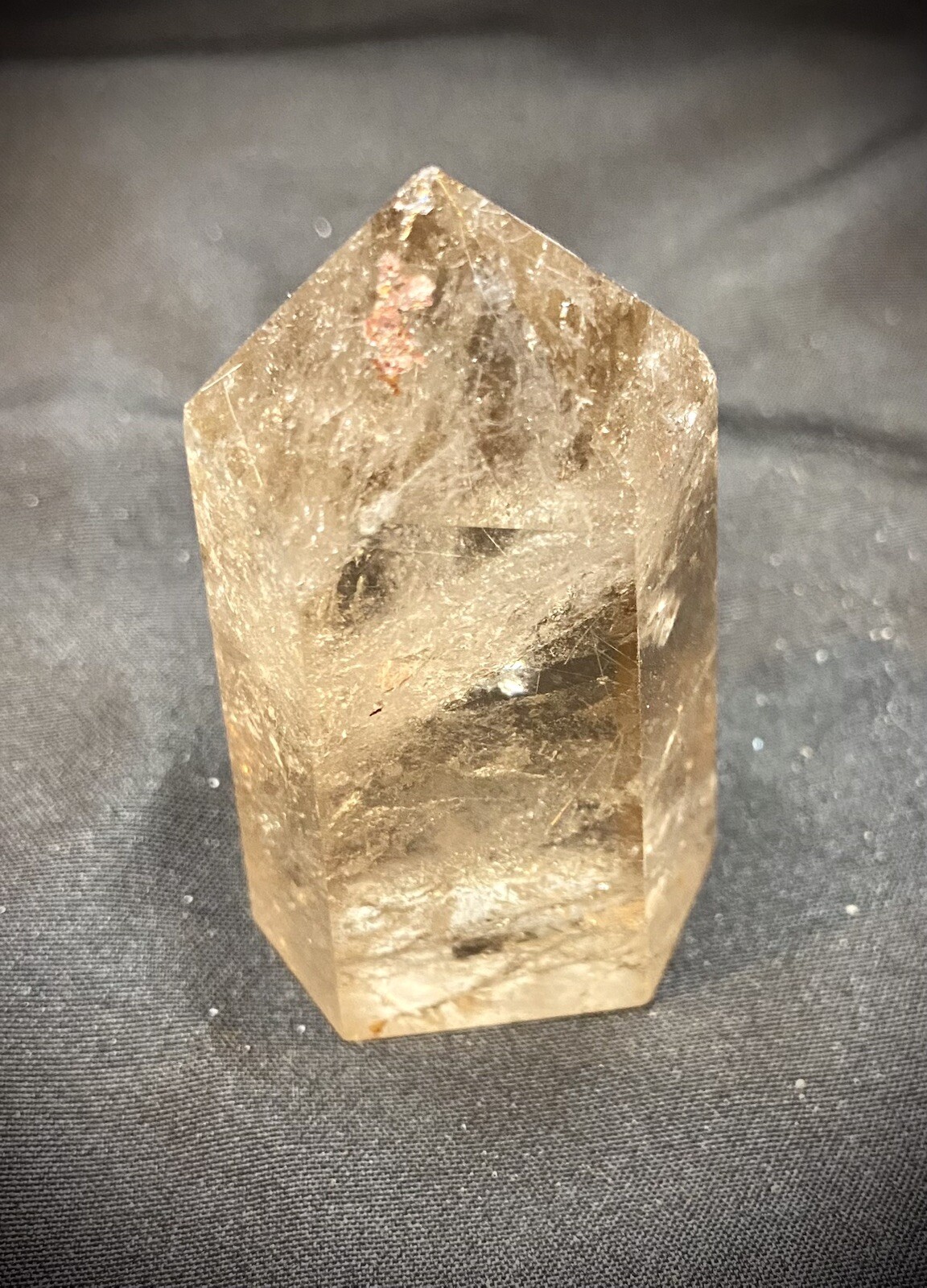 Golden Rutile Quartz Tower 78 Gram