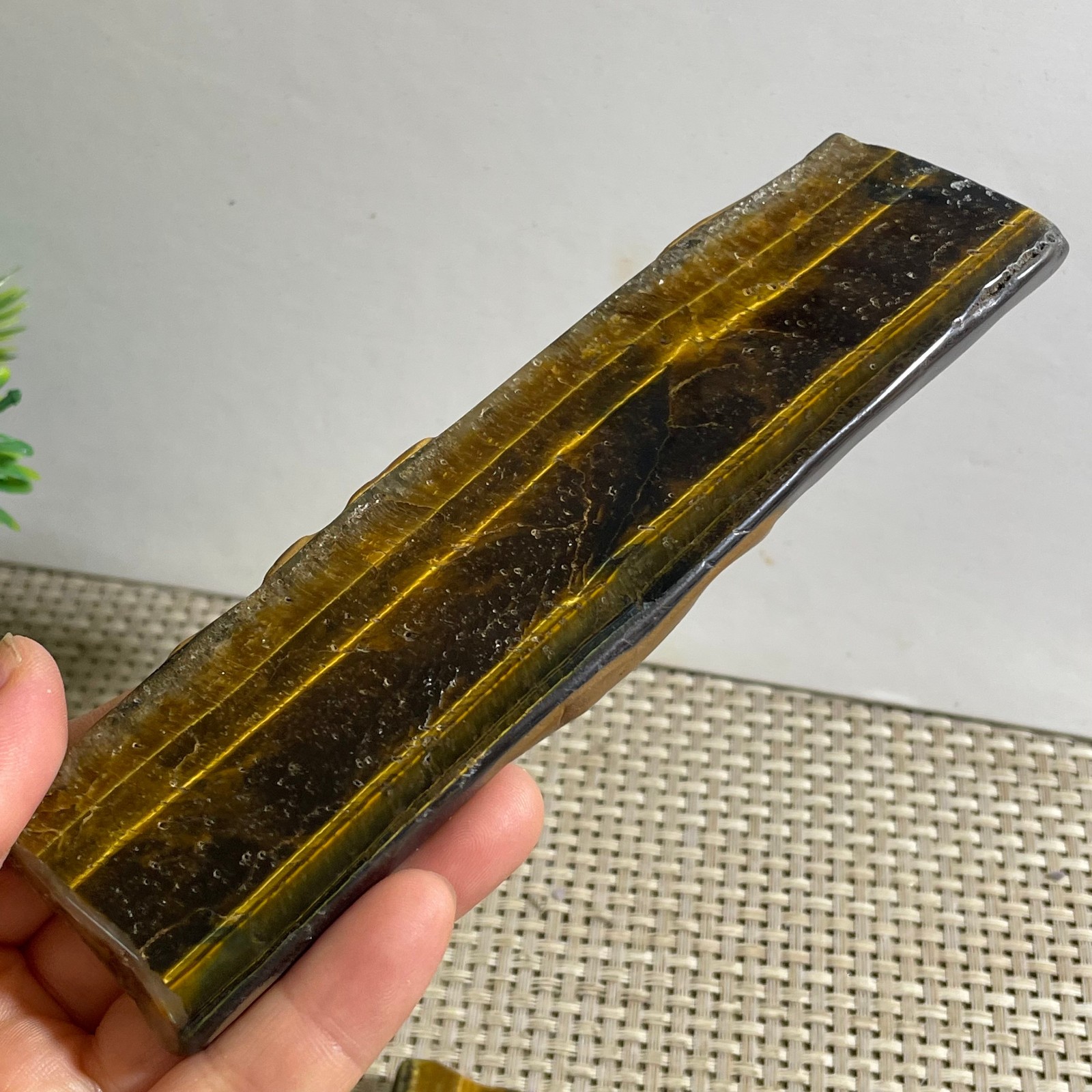 151g Natural tiger’s-eye Rough Raw Stone Rock Specimen Reiki healing