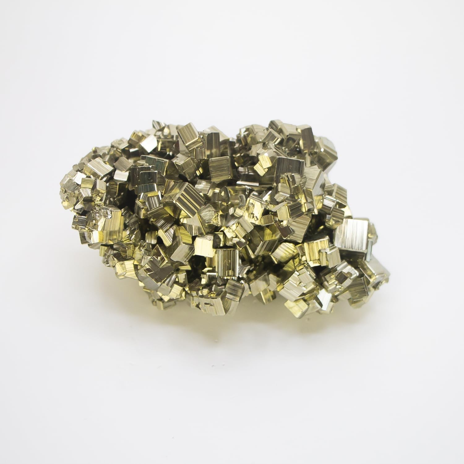 Natural Pyrite in Cubic, Octahedral, or Pyritohedron Shapes; High-Energy Iron…