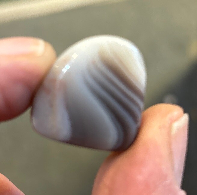 10 Pieces Of Tumbled Botswana Agate Average Size 12 Grams