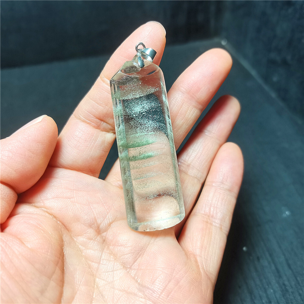 Rare Clear Golden Rutilated Inclusions Quartz Gold Needles Crystal WYY2893