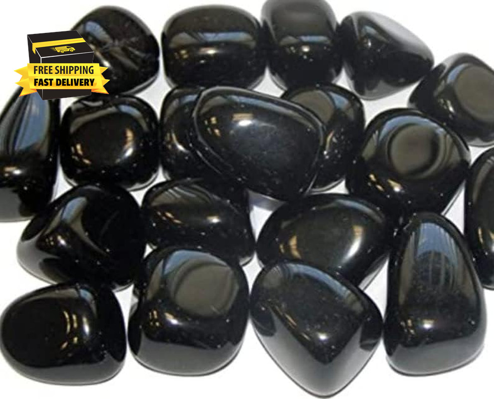 Black Obsidian Tumbled – Healing Stone – Crystal Healing Rock 20-25Mm (1) ⭐️⭐️⭐️