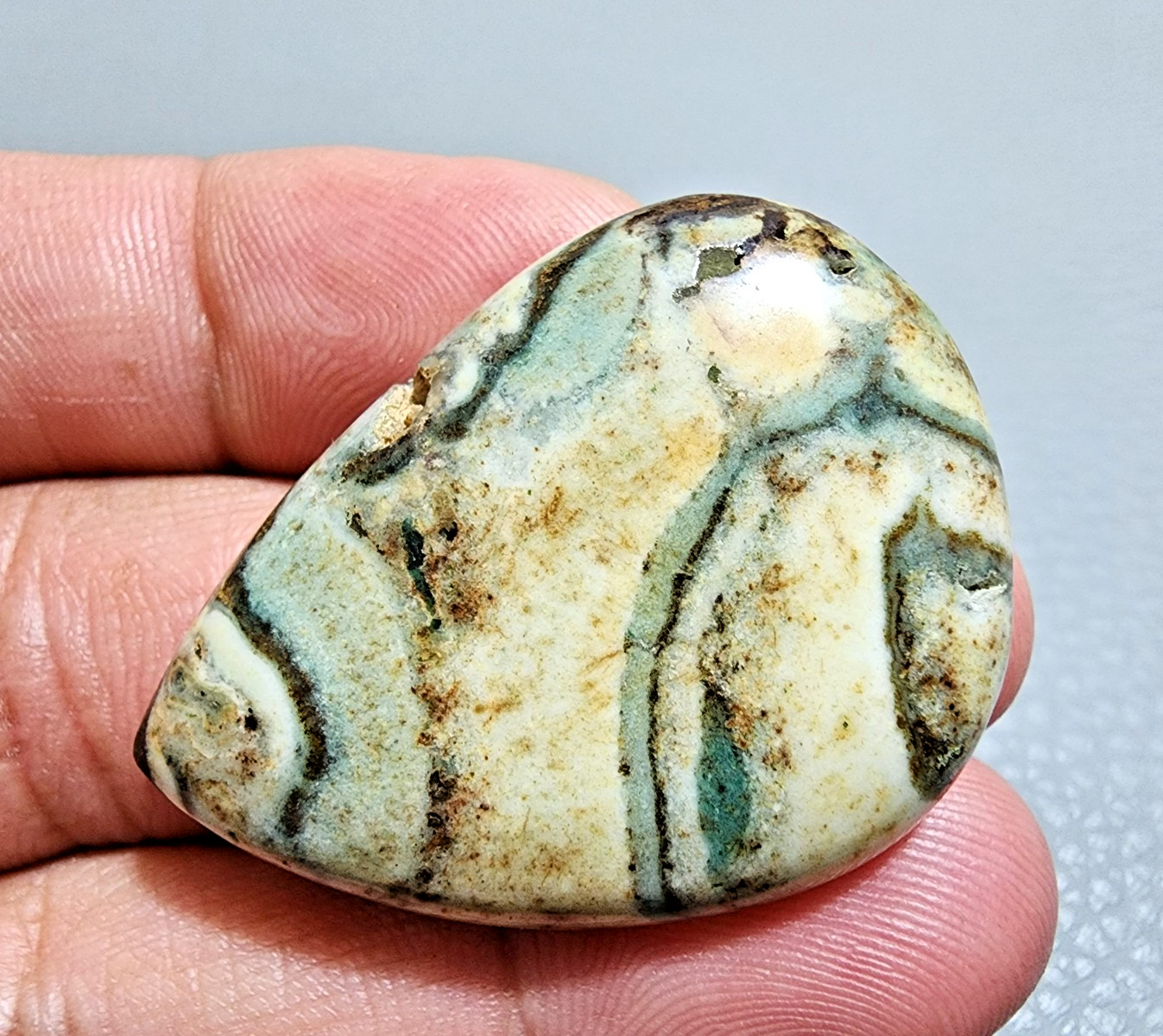 67.20 Crt Attractive Mariposite Gemstone Cabochon Polished Stone Jewelry Making