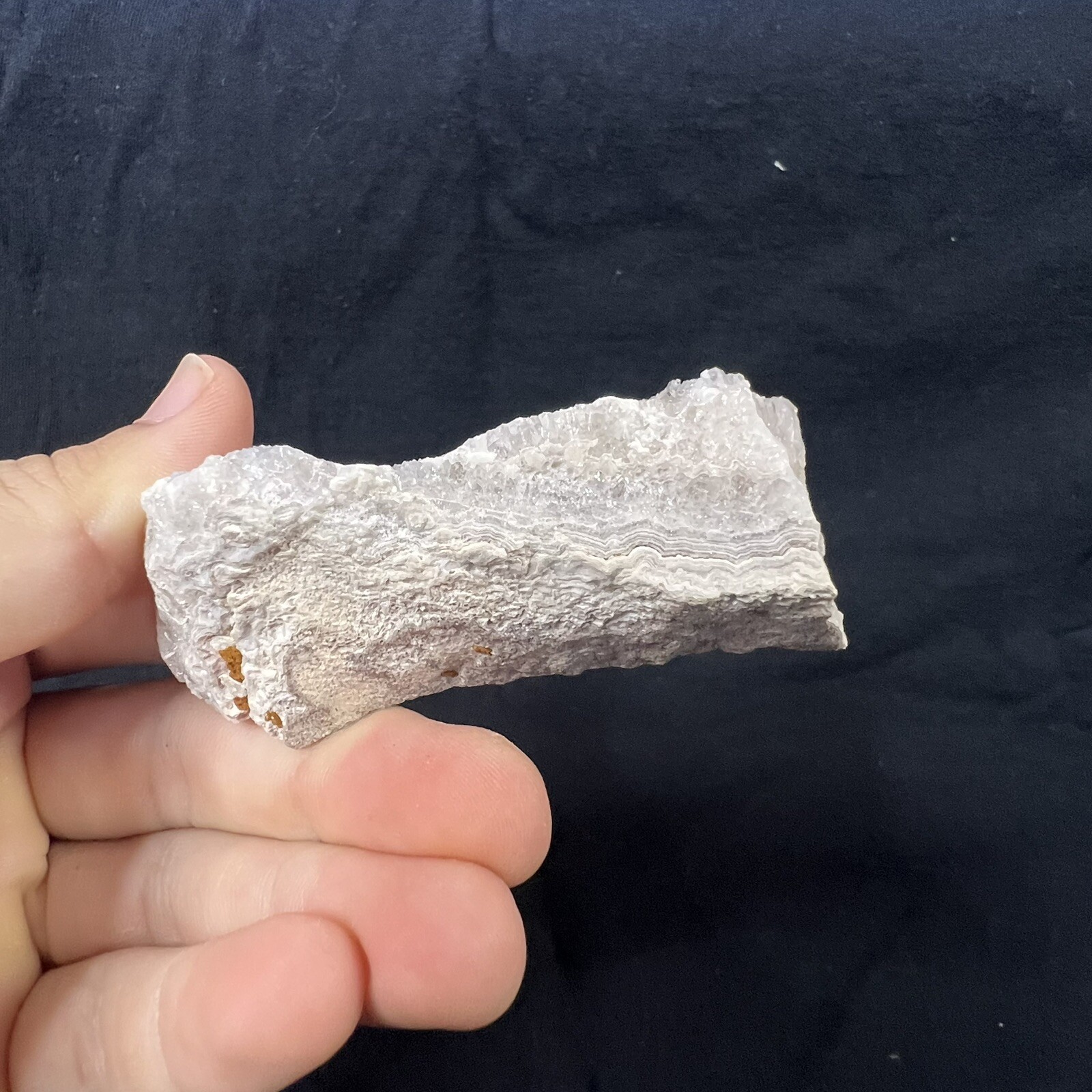 Lot of 6 Quartz Crystal Druse Clusters on Lace Agate | Missouri