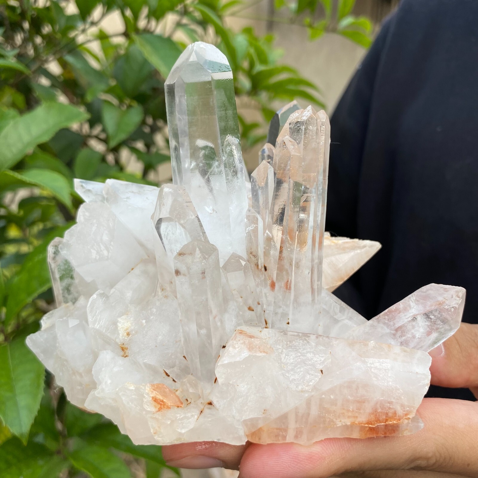 1.6lb Natural Clear White quart Crystal Cluster Raw Healing Specimen