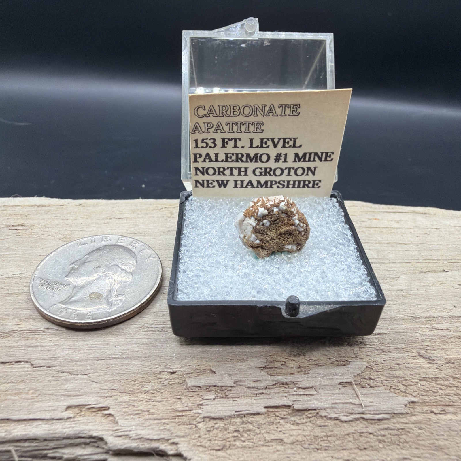 Carbonate Apatite Specimen Palermo #1 North Groton, NH (146)