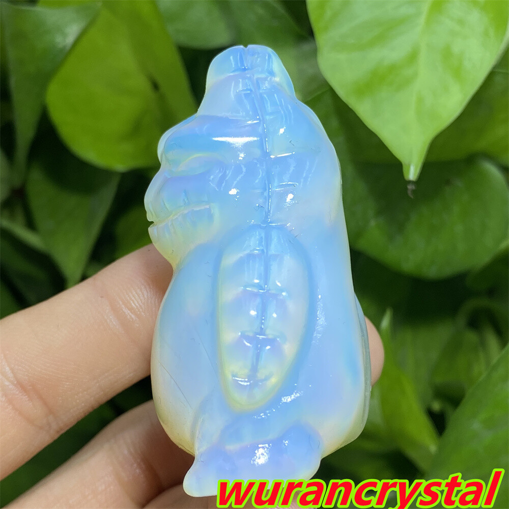 Top Opalite Oogie Boogie Skull Crystal Carved point Christma Halloween gift 1pc