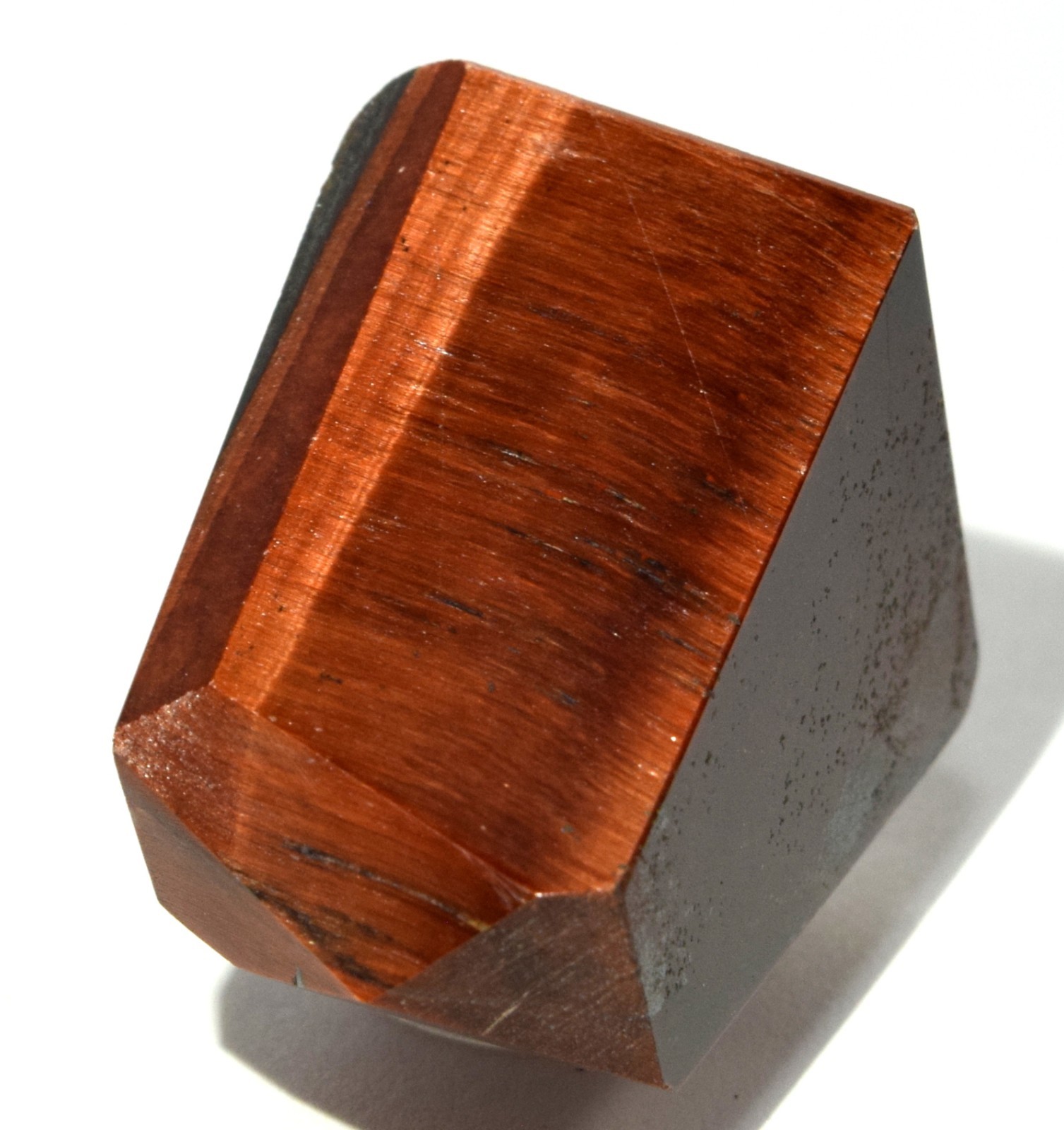 32mm Red Tiger Eye w/ Hematite Point Polished Natural Gemstone Mineral – Africa