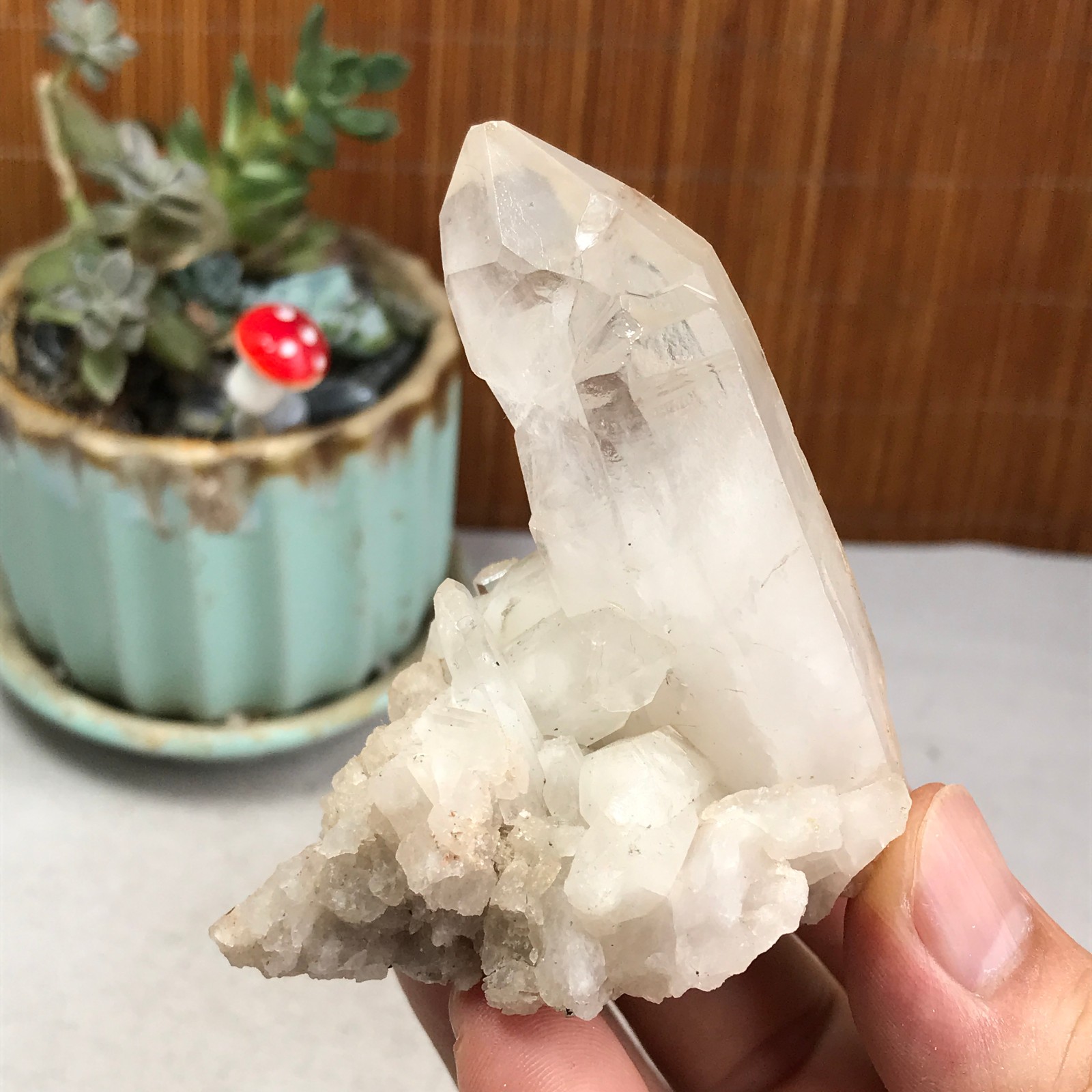 69-62-45mm Natural crystal clusters pretty Quartz Mineral Specimen 123g A6231