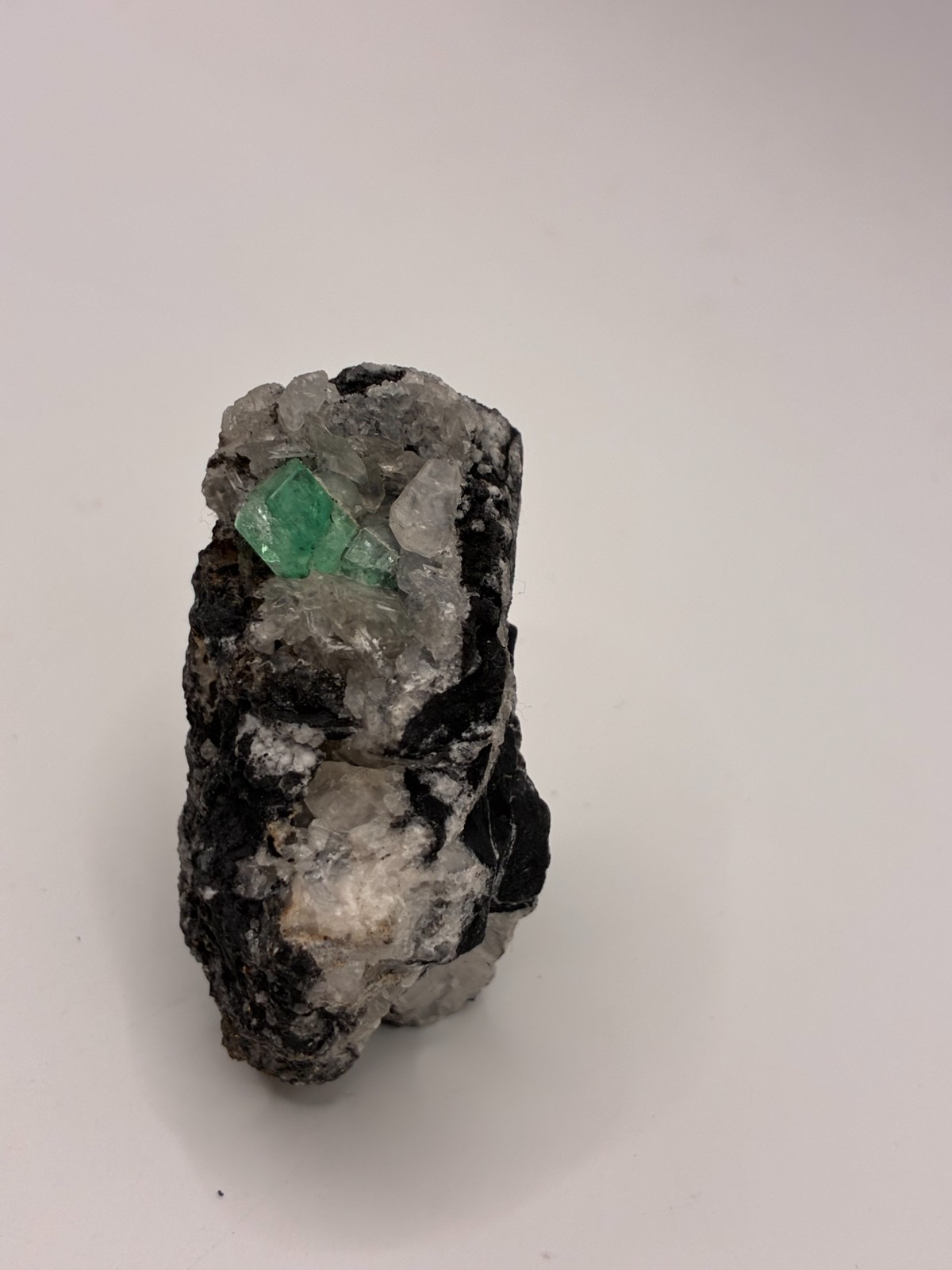 Rough Crystal Colombian Emerald Raw Matrix Collector Piece, Natural Not treament