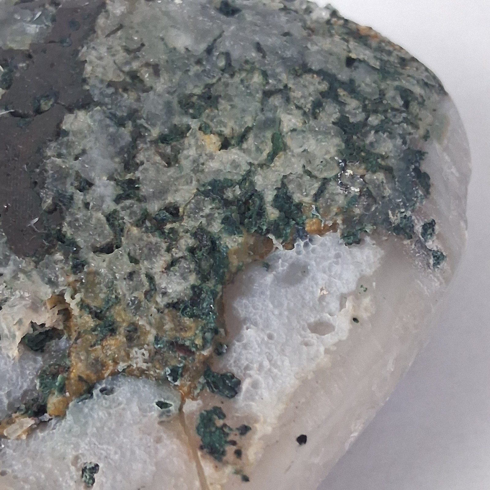 Heart Shaped Angel Aura Quartz Crystal Cluster Natural Rock 7 x 6 in