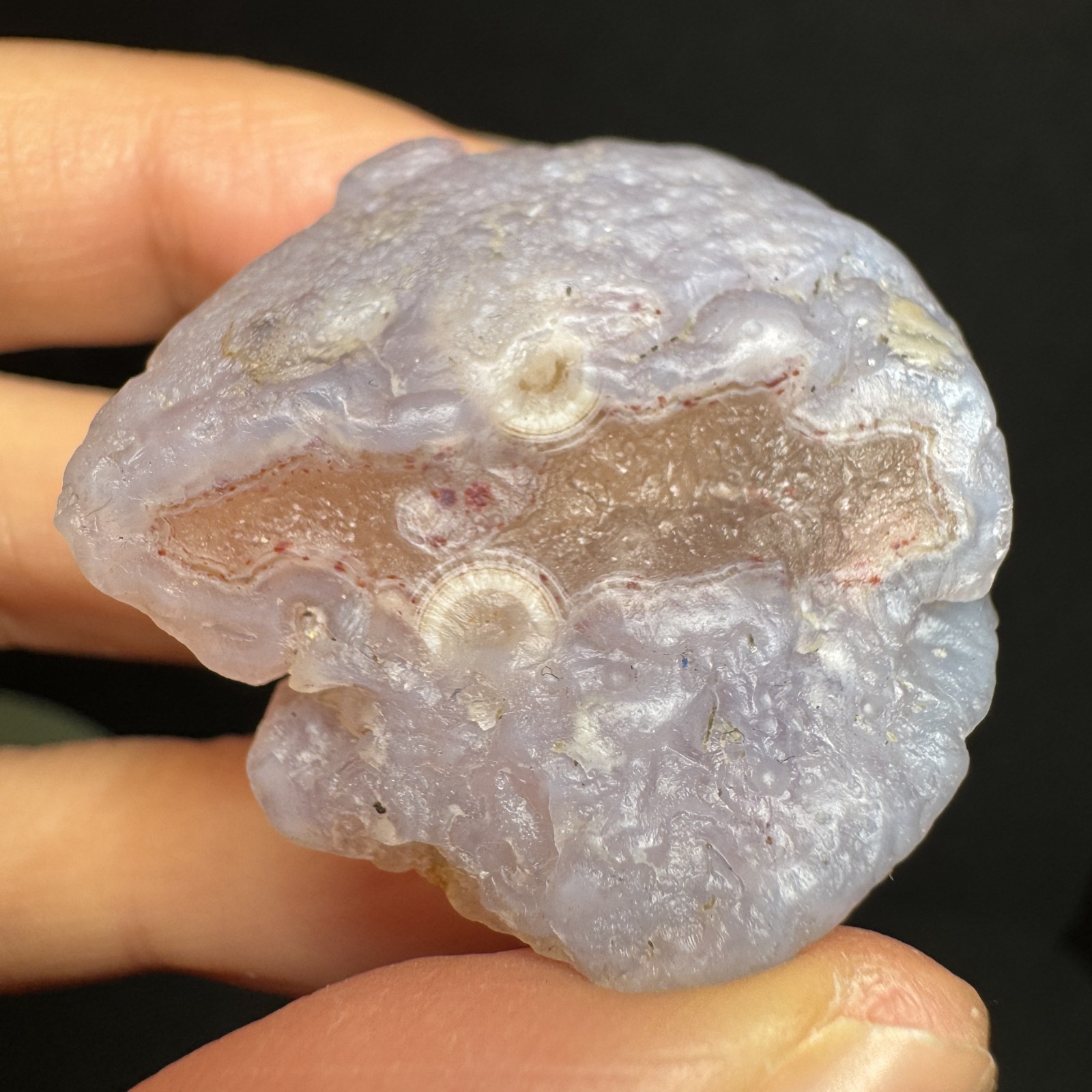 3.4cm/29g Raw Alxa Gobi Candy Agate, Inner Mongolia-5336