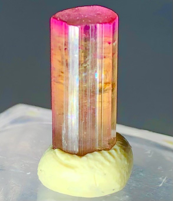 Rarest Translucent Untreated Purple Gold Tourmaline Crystal Raw Natural Specimen