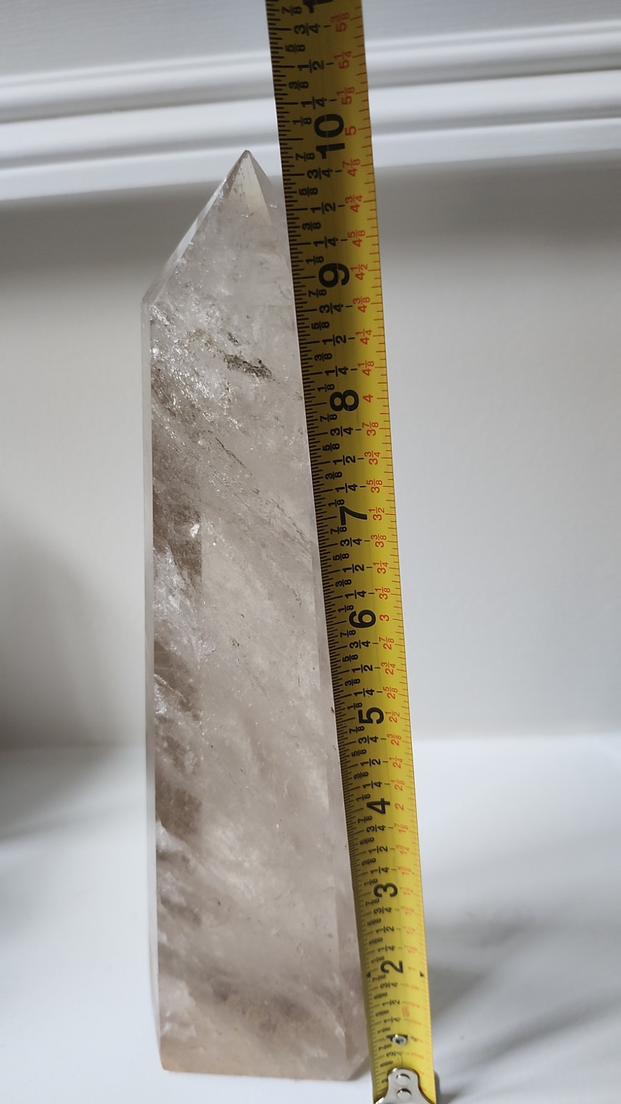 Huge Natural Smokey Quartz Crystal Tower 10″ Tall 3.15 Lbs Natural Chakra Align