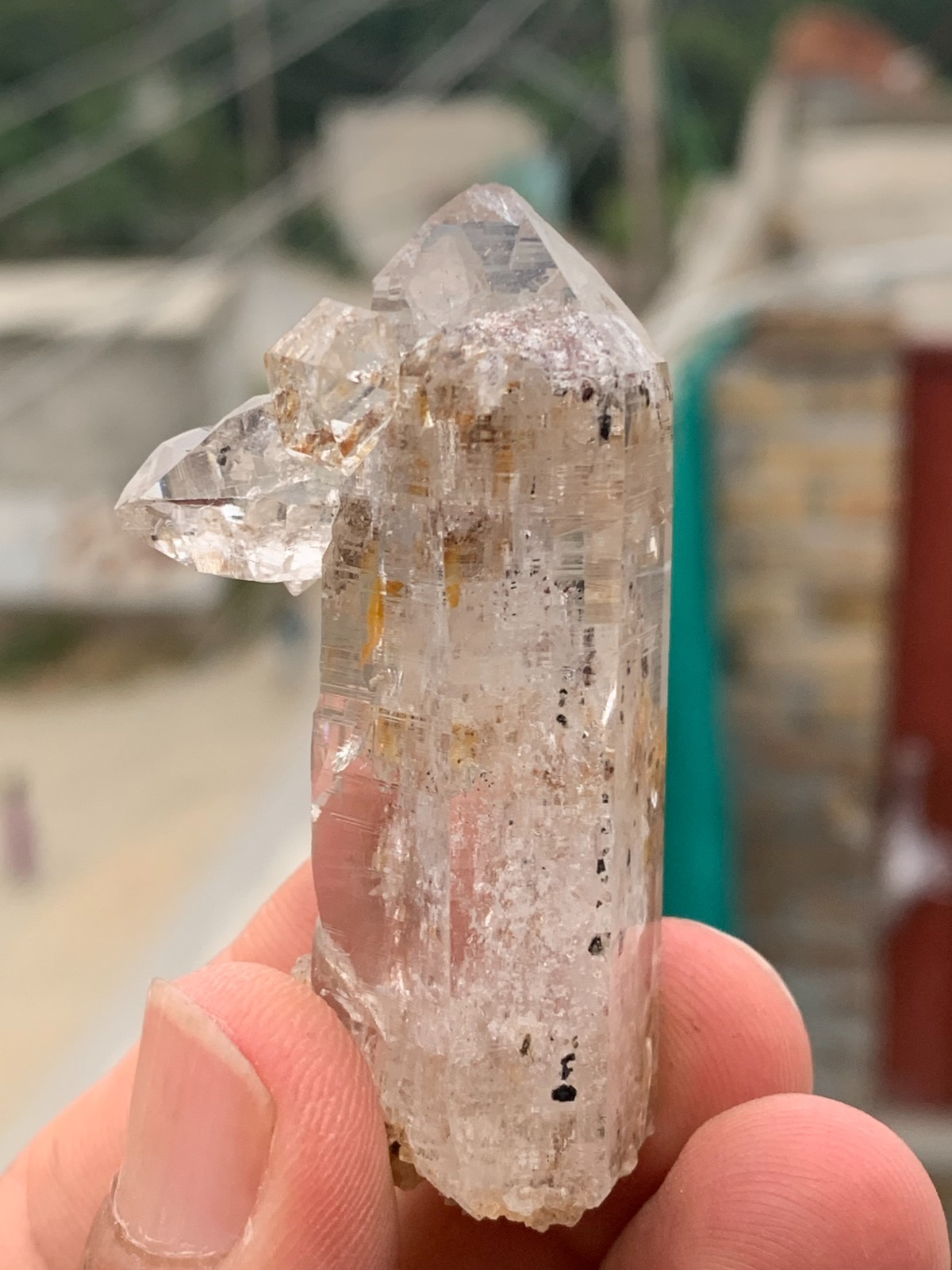 35 grams AAA Grade Garden Quartz (Lodolite) Point – Thousand Layers Formation