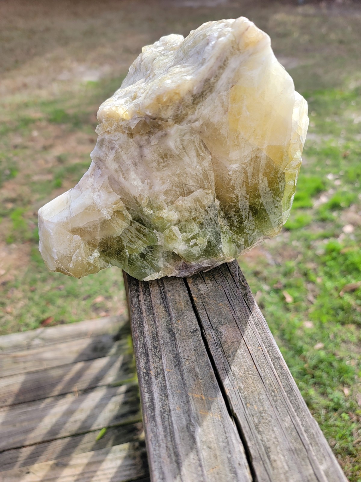 10+ Lb Green Calcite Rough Stone Specimen Mineral Rock