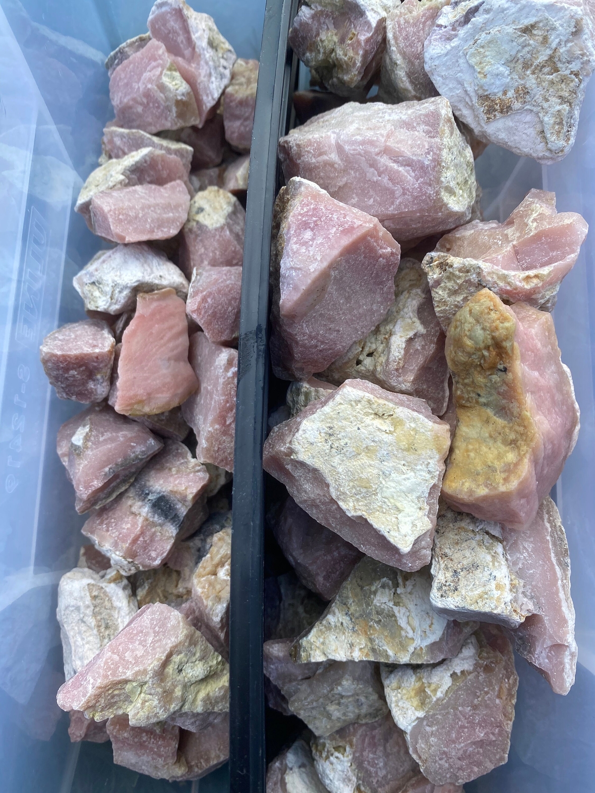 Raw Pink Opal Stone (0.5″ – 6″) Rough Natural Pink Opal Crystal from Peru