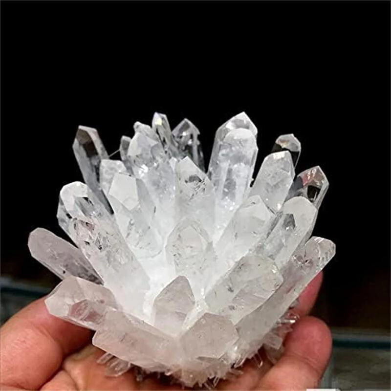 300-400g Natural Clear Quartz Crystal Cluster Raw Ore Stone Druzy Geode Specimen