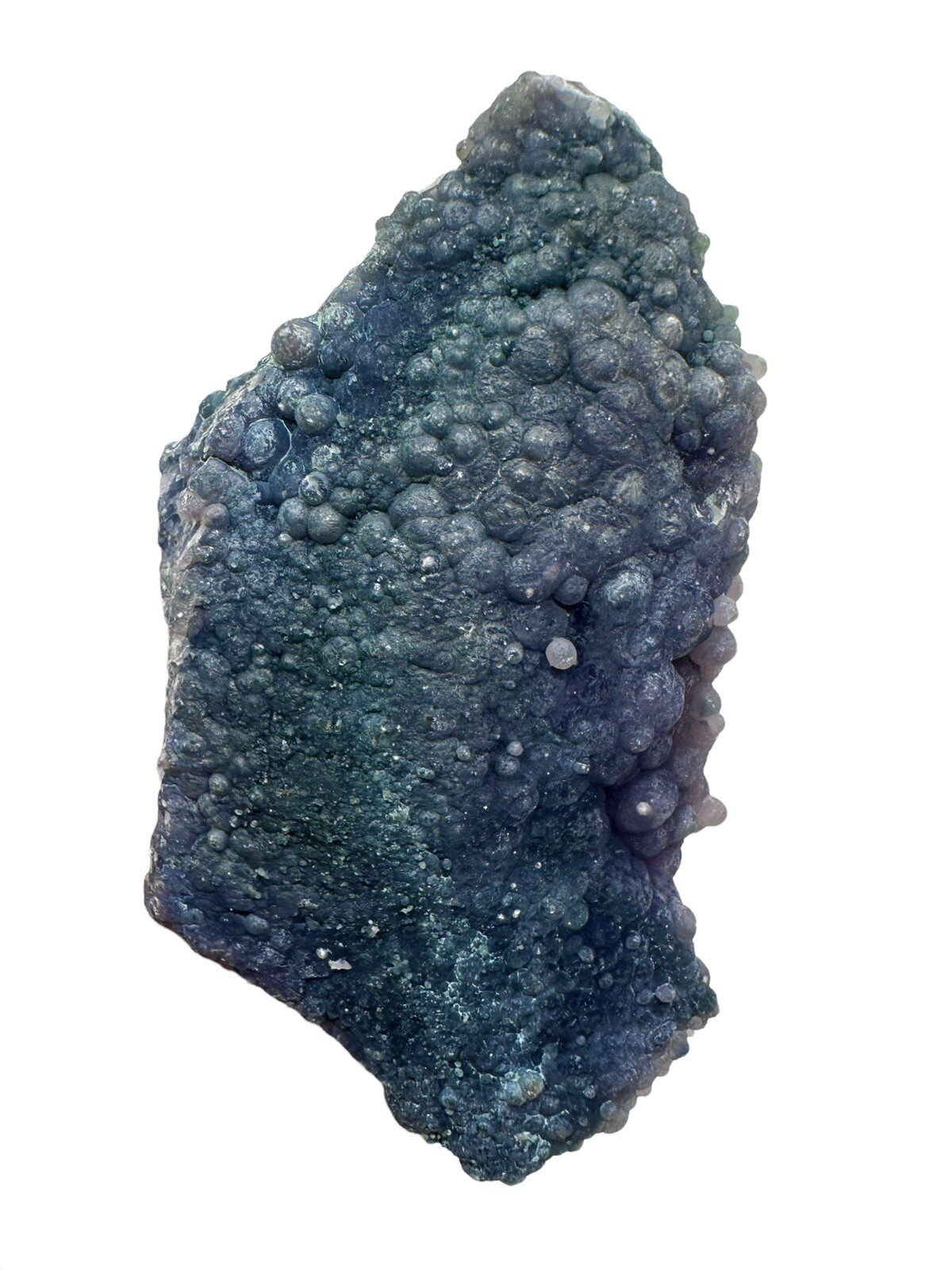 Iridescent Blue Grape Agate Cluster Botryoidal Mineral Specimen Chalcedony