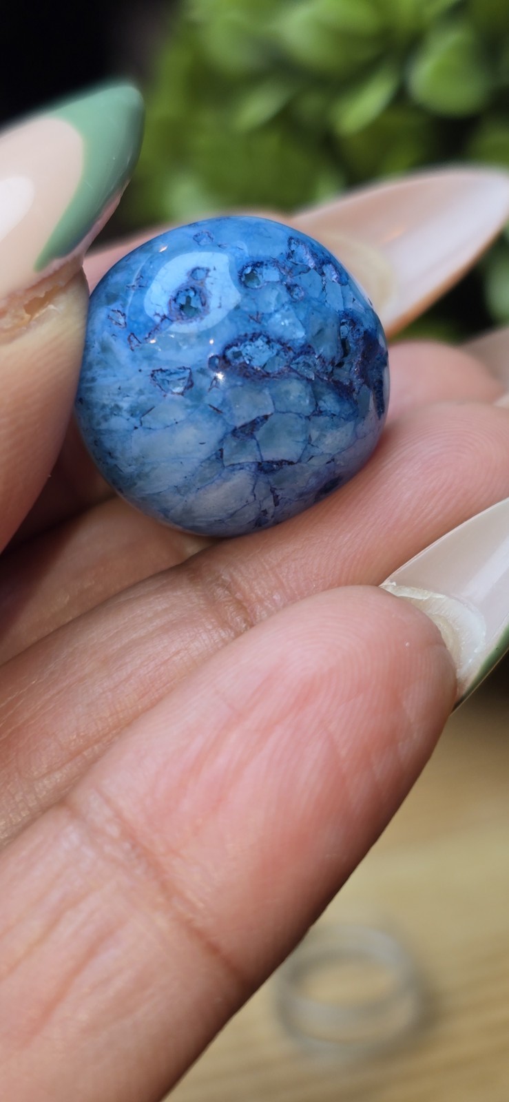 Agate Sphere 19mm Enhanced Color Crystal Ball Chakra Healing Stone