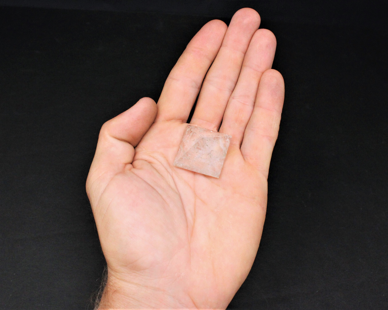 Clear Quartz Crystal Pyramid (Medium 1″ – 1.25″) Reiki Clear Quartz Pyramid