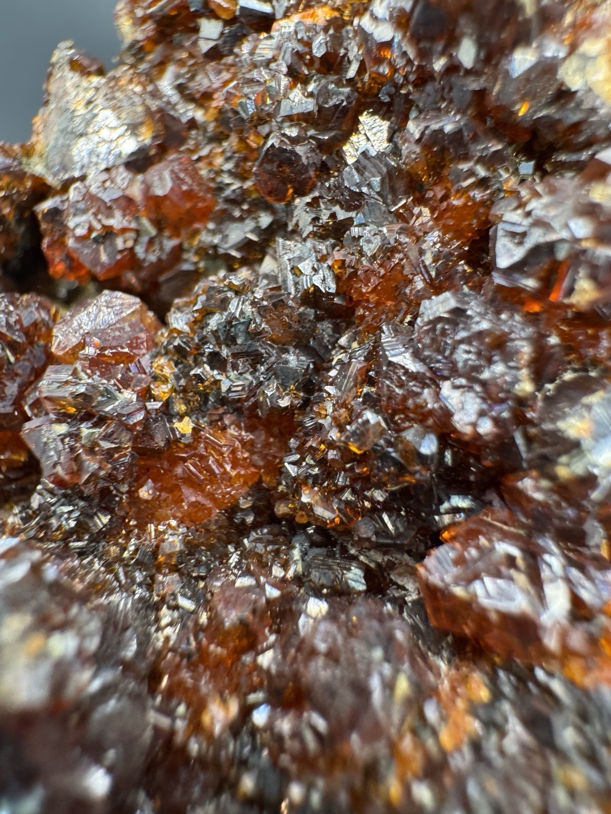 6501 EXCELLENT Red Sphalerite with BRIGHT UV and Phosphorescence Jiang Xi 92g