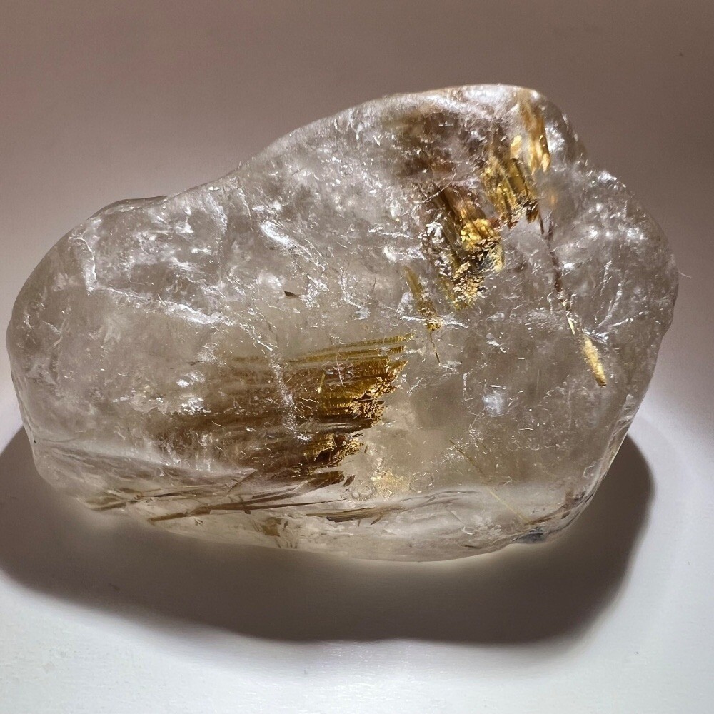Golden Rutilated Quartz Crystal Freeform