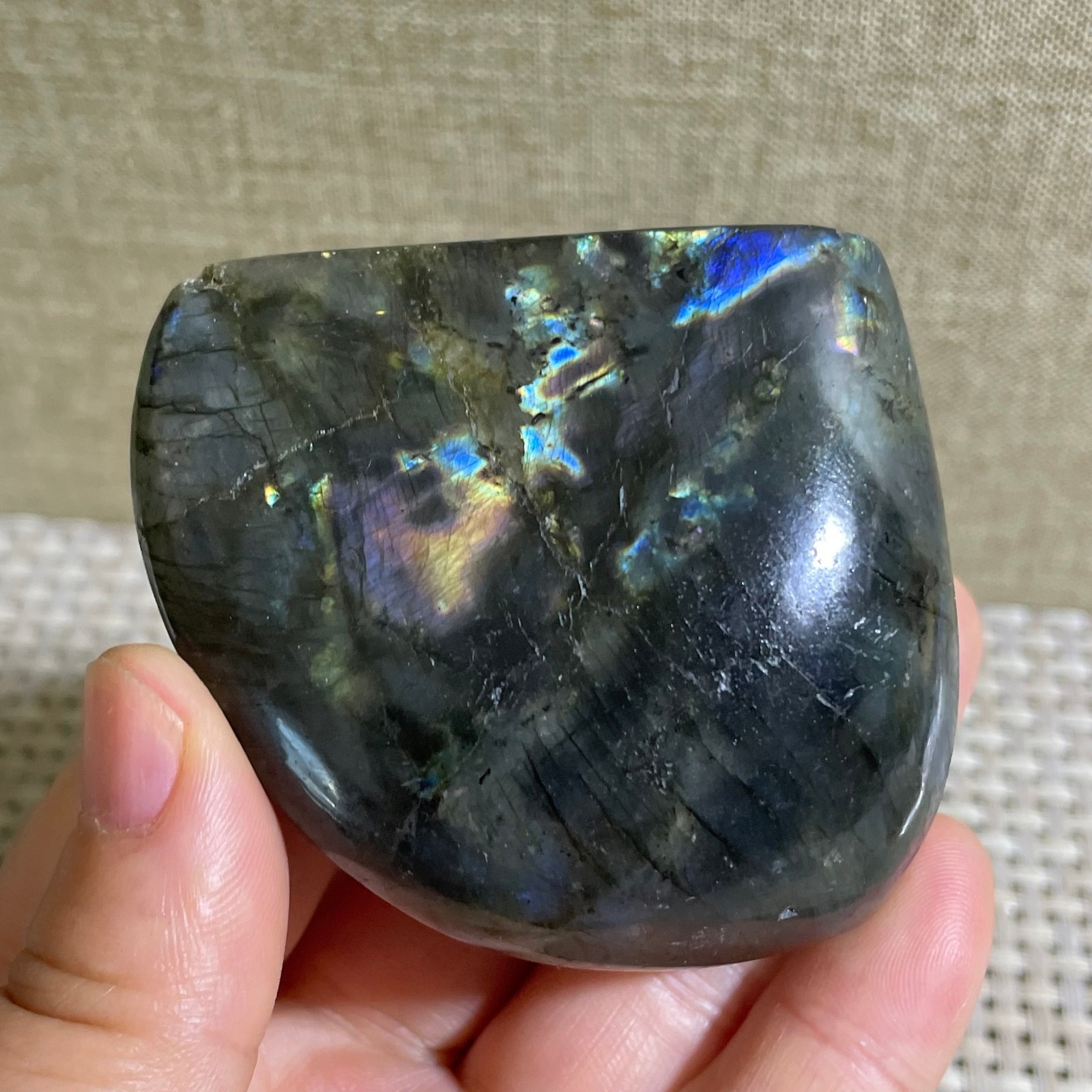 Natural Labradorite Crystal gemstone rough original Specimen 137g