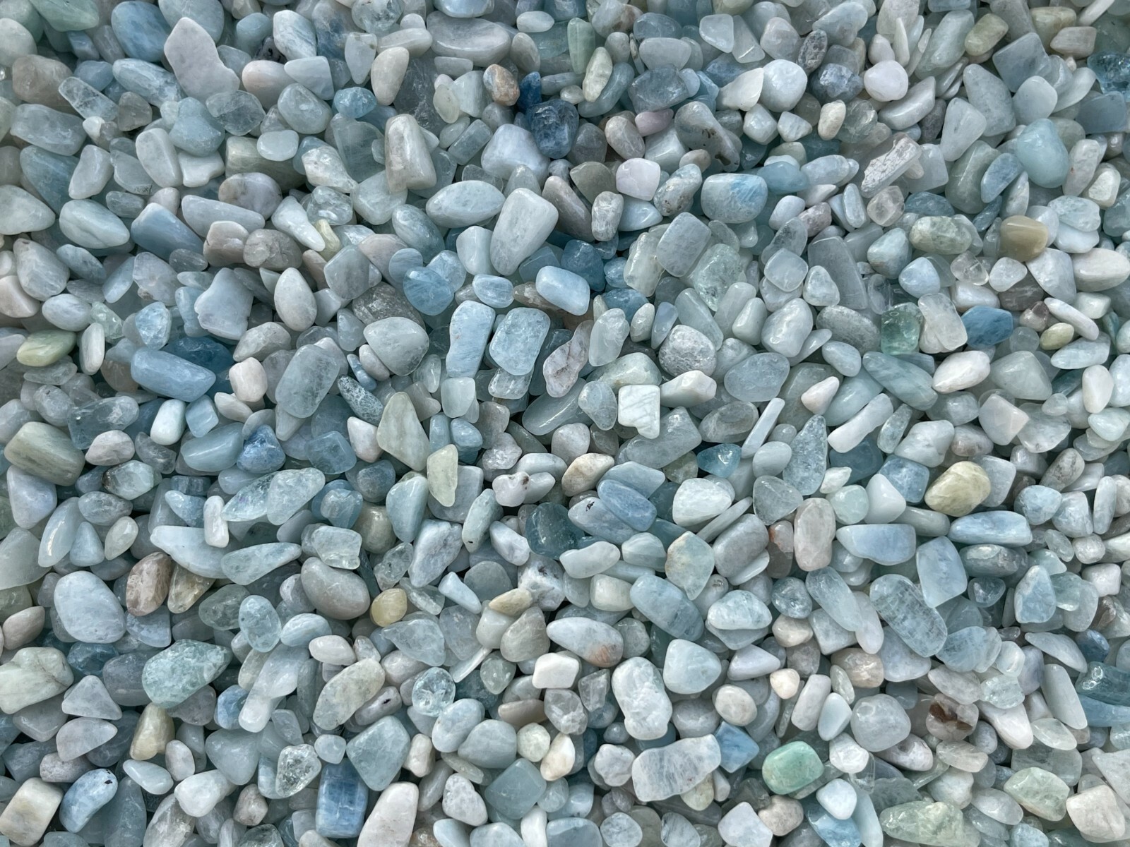 Grade A++ Aquamarine Semi Tumbled Gemstone Mini Chips 4 -12mm,Wholesale Bulk Lot
