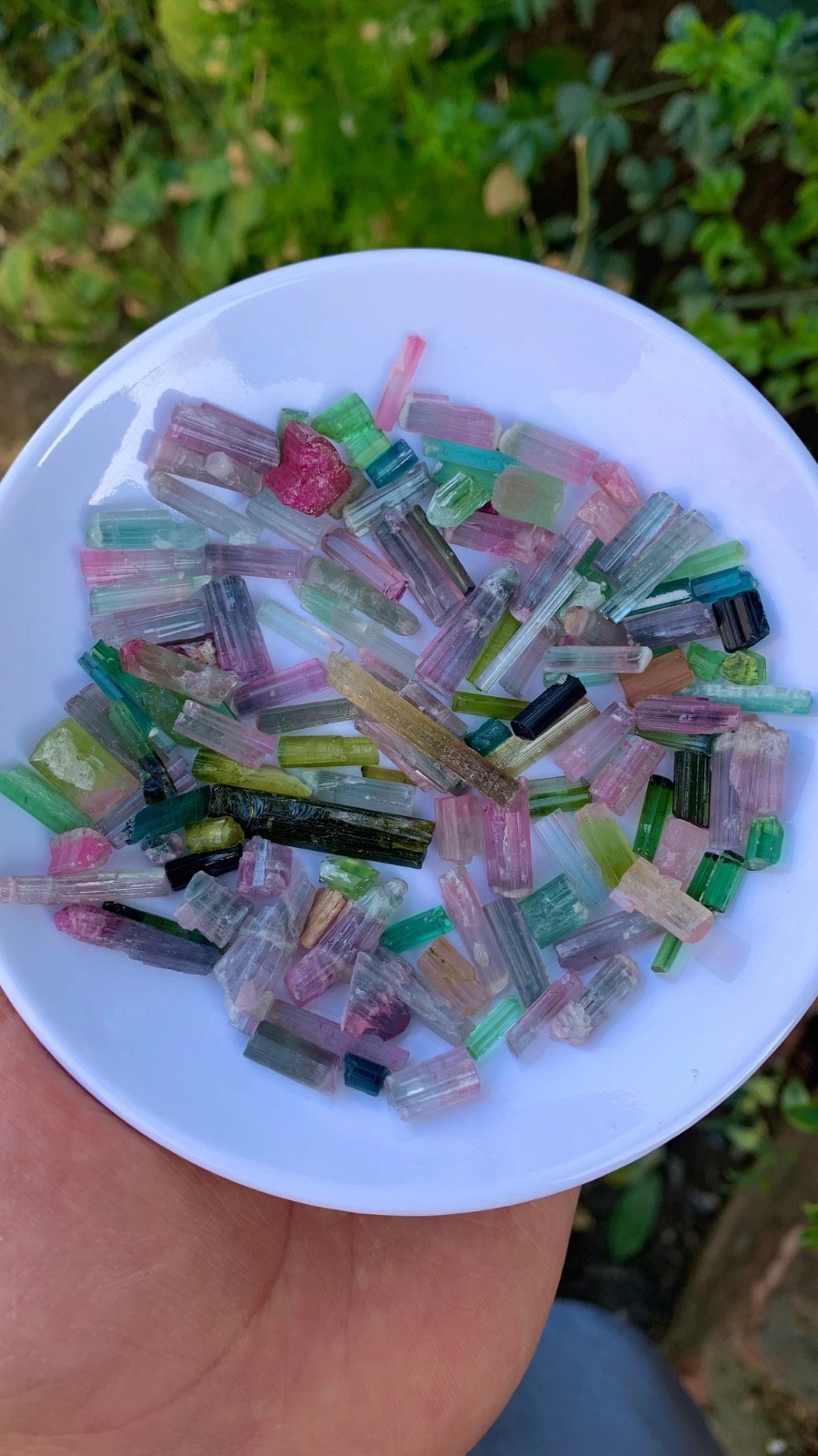 Mix Color Tourmaline Crystal