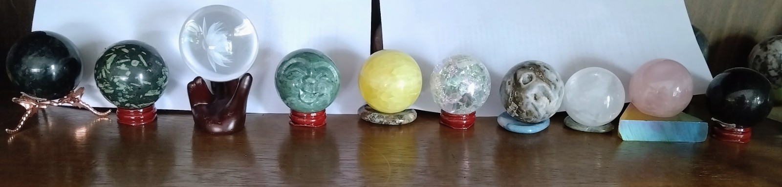Various Crystal Spheres