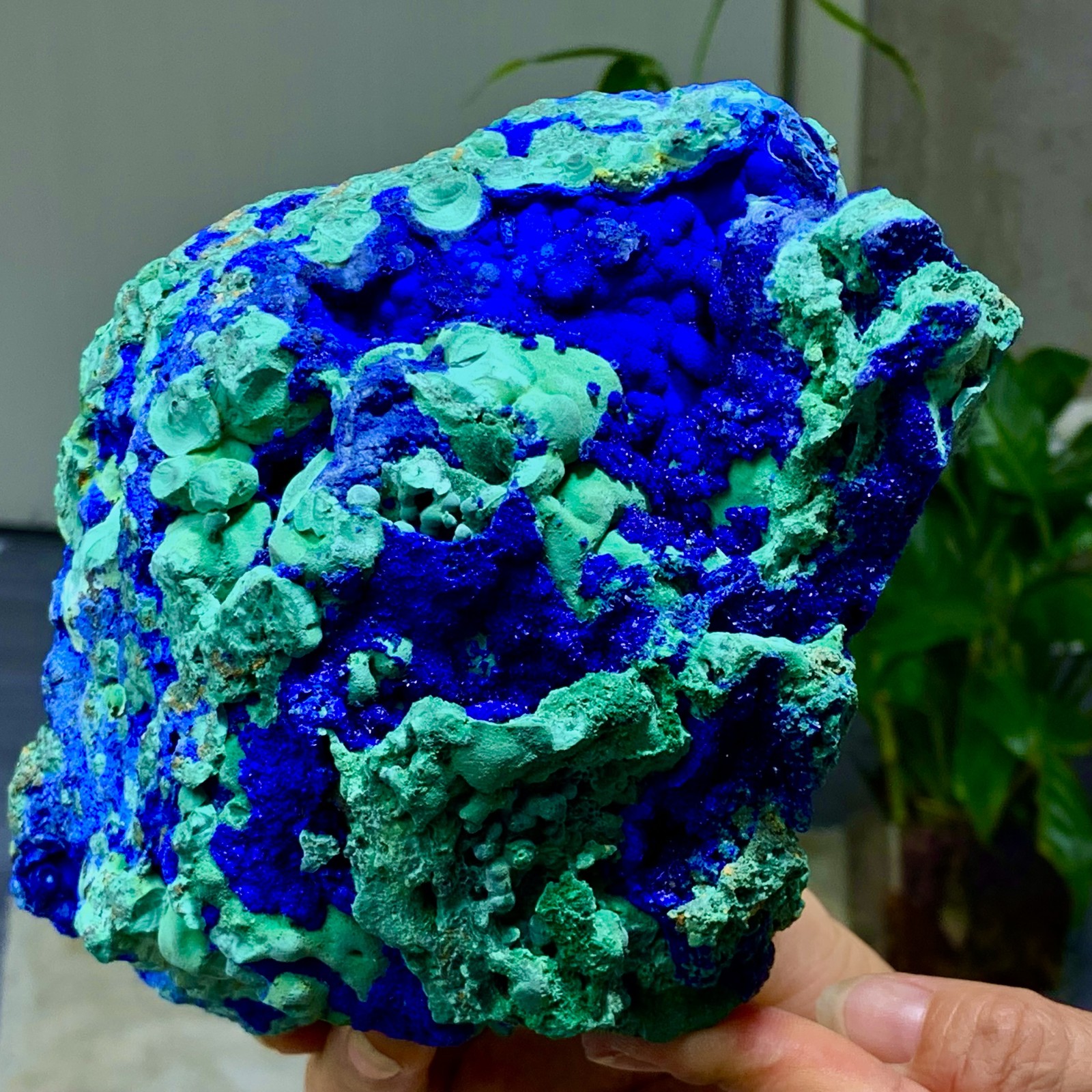 4.71LB Best Natural Azurite/Malachite raw Crystal Mineral Specimen